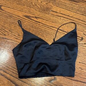 Abercrombie & Fitch Black Crop Top